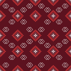 The geometric ethnic pattern of traditional style. Navajo, America Indian patterns. Design for background, wallpaper, clothing, wrapping, Batik, fabric, and prints. Vector illustration.