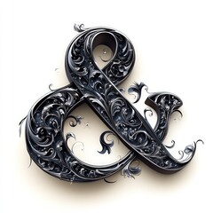 Ornate ampersand design