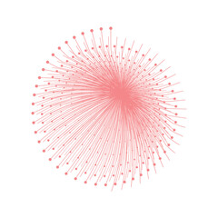 Obraz premium Particle Line Shapes