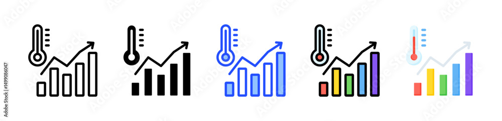 Poster Healthcare Icon Collection With Multiple Styles