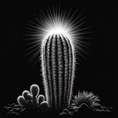 Illuminated Cactus