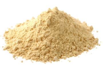 Pile of chickpea powder isolated on white background PNG