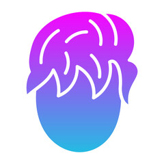 Fototapeta premium Hairstyle Icon
