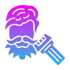 Beard trimming Icon