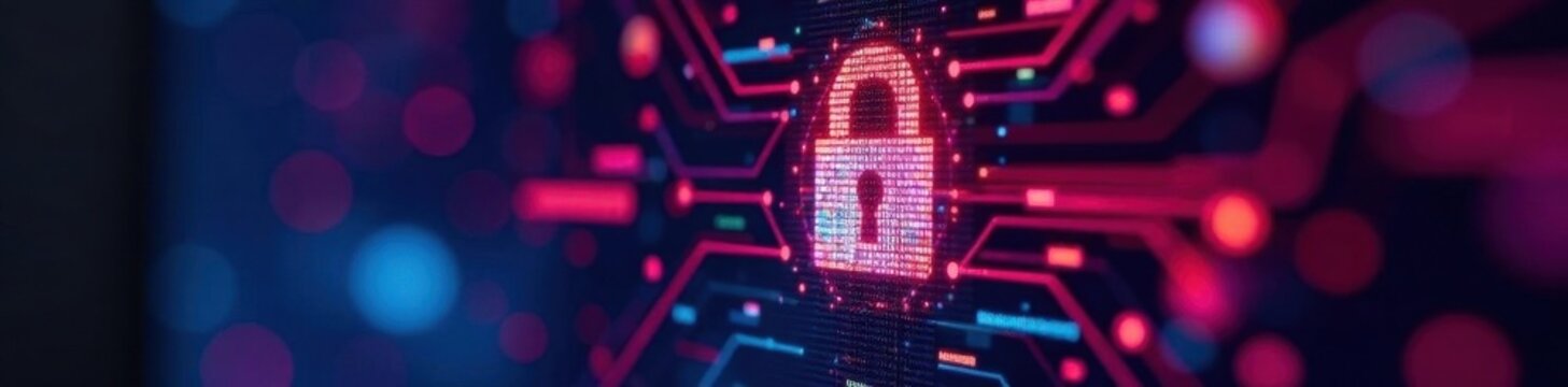 Close-up of LCD screen displaying secure website, pixelated view , ssl, graphic, code