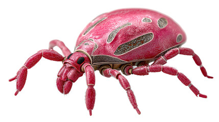 Pink Beetle Specimen: A highly detailed, studio shot reveals the unique beauty of a pink beetle. Its intricate patterns, and vibrant color are captured in exceptional clarity.