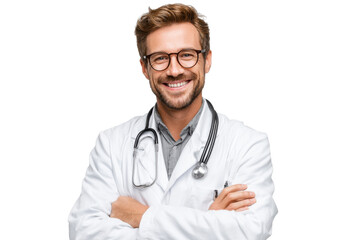 Doctor in White Coat – Transparent Cutout