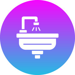 Hair wash sink Icon