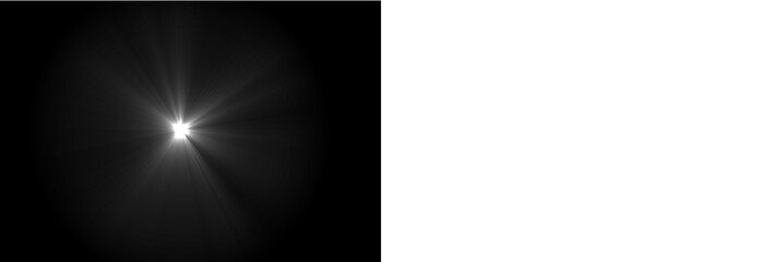 Radiant Light Burst Vector &mdash; Intense Sunstar Explosion with Sharpened Rays, Glow, and Flare Effects for Dynamic Abstract or Modern Graphic Backgrounds