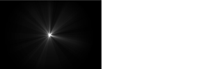 Futuristic Light Effect Set — Glowing Flares, Lens Sparks, and Transparent Sunbeam Bursts for Stage, Disco, or Abstract Illumination Designs