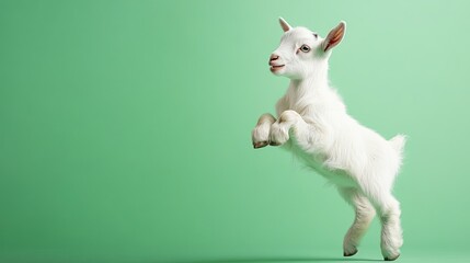 Baby goat leaping (1)
