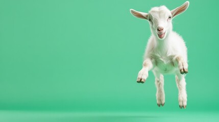 Baby goat leaping (2)