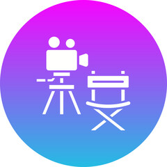 Fototapeta premium Film shooting Icon
