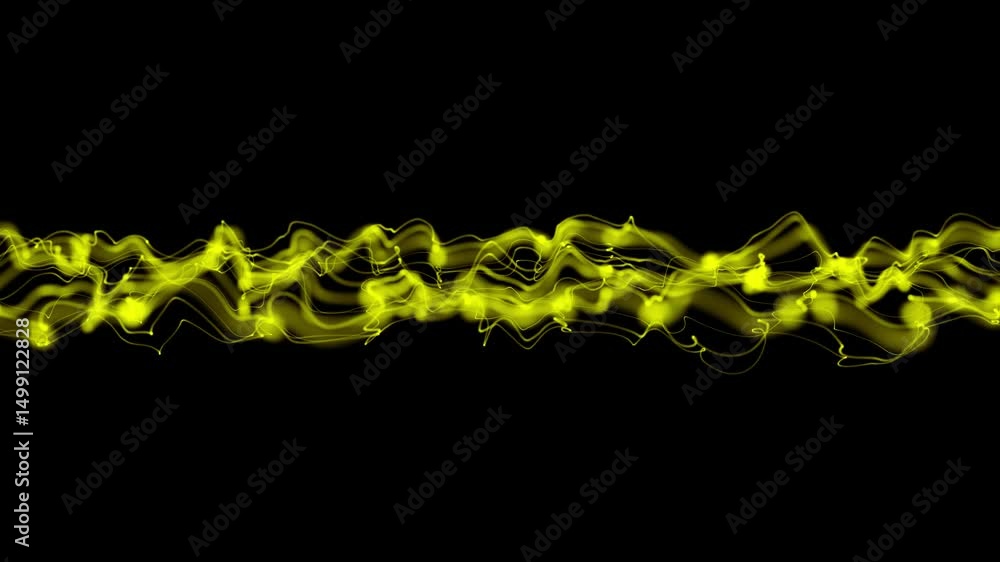Aufkleber yellow festive holiday abstract flowing gradient dots and lines wave background. abstract wave backg