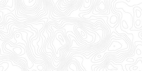 topographic map background geographic line map with elevation assignments. Modern design with White background with topographic wavy pattern design.paper texture Imitation of a geographical map shades