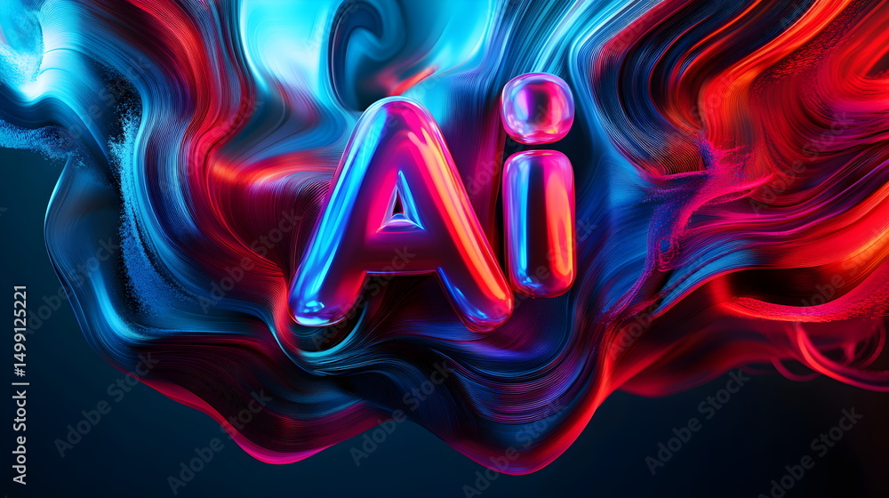 Poster 3d text 