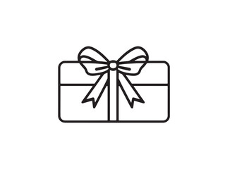 Clean and modern gift card icon for marketing materials