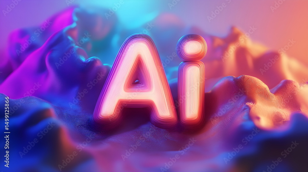 Poster 3d text 
