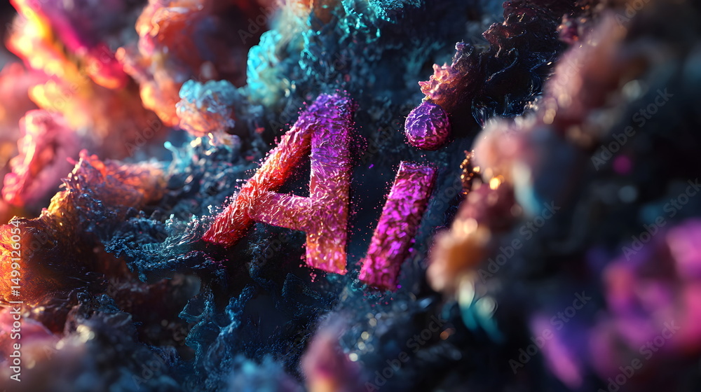Poster 3d text 