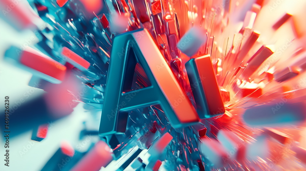 Poster 3d text 