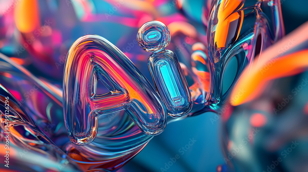 Poster 3d text 