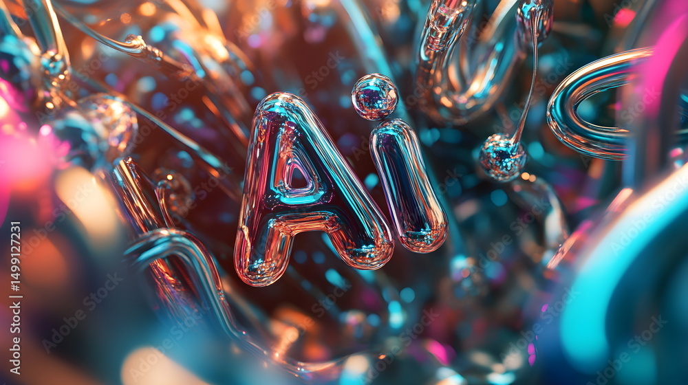 Poster 3d text 