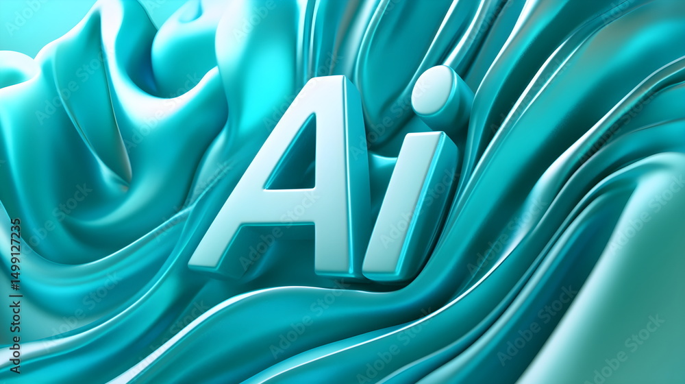 Fototapete 3d text 