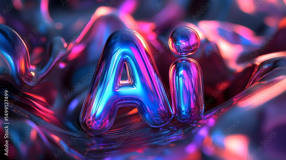 Poster 3d text 