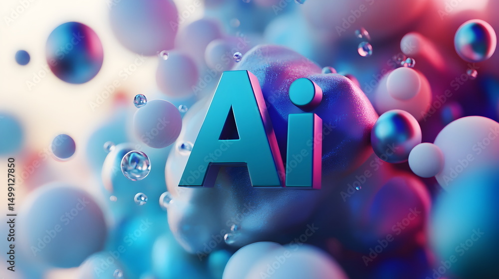 Aufkleber 3d text 