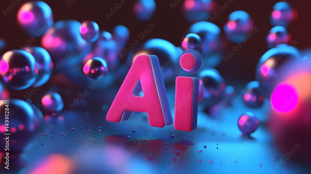 Poster 3d text 