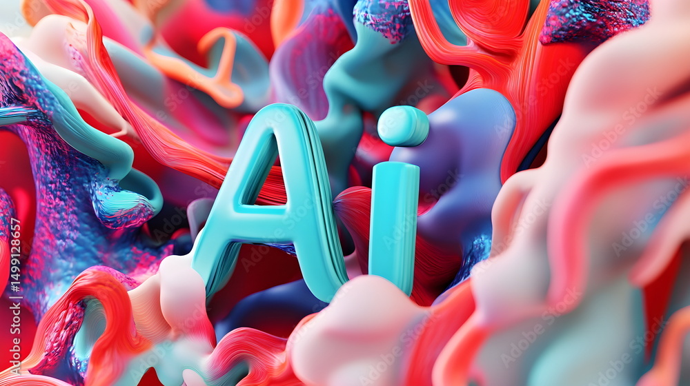 Poster 3d text 