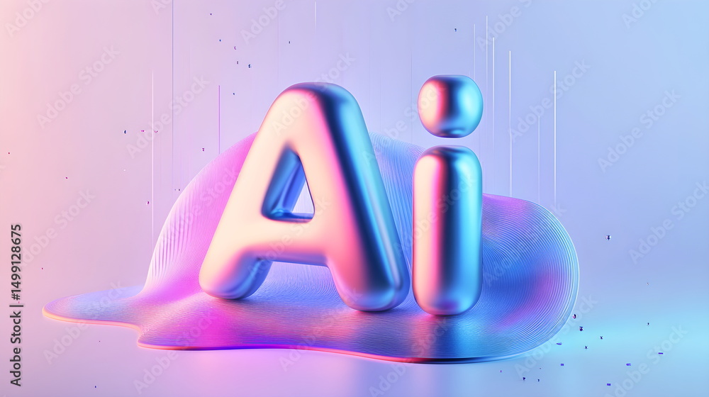 Poster 3d text 