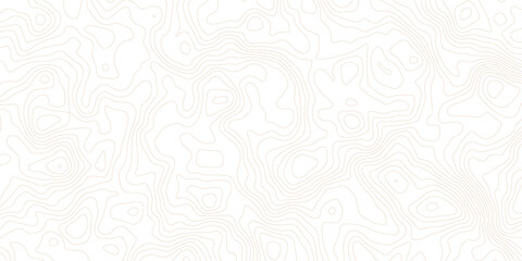 Abstract lines background. Contour maps. Topo contour map on white background. Abstract background with waves Geographic mountain relief.