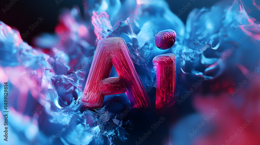 Poster 3d text 