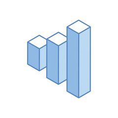 Bar Chart Vector icon