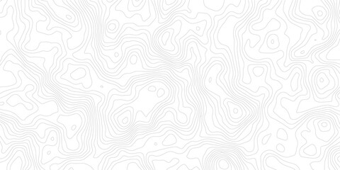 topographic map background geographic line map with elevation assignments. Modern design with White background with topographic wavy pattern design.paper texture Imitation of a geographical map shades