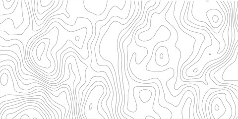 Fototapeta premium topographic map background geographic line map with elevation assignments. Modern design with White background with topographic wavy pattern design.paper texture Imitation of a geographical map shades