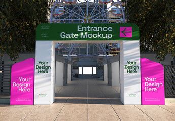 Entrance Gate Event Mockup