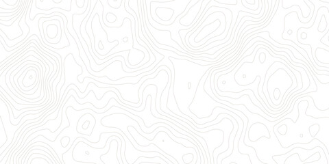 Abstract lines background. Contour maps. Topo contour map on white background. Abstract background with waves Geographic mountain relief.