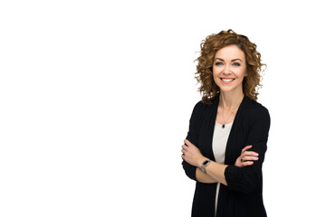 Friendly Female Expression – Isolated Image