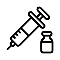 syringe line icon