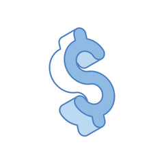 Dollar Sign Vector icon