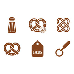 Celebrating the art of baking with pretzels salt and tools a culinary heritage and traditions icon