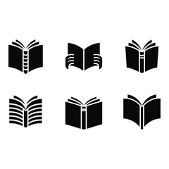 Celebrating the love of reading with open book icons symbolizing knowledge and discovery on a simple