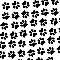 Paw Prints A Seamless Repeatable Texture