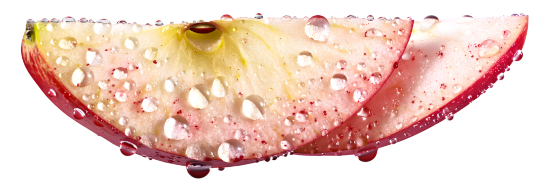 Close-up of a juicy watermelon slice with visible seeds and water droplets, symbolizing freshness and summer vibes.