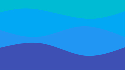 Minimalist layered background in blue tones