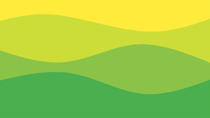 Obraz premium Minimalist layered background in green lime tones
