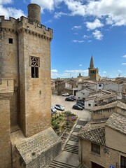 Vue d'Olite depuis le Palais Royal 