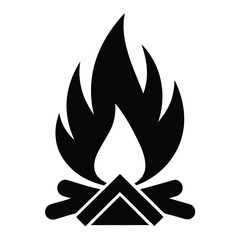 vector fire icon